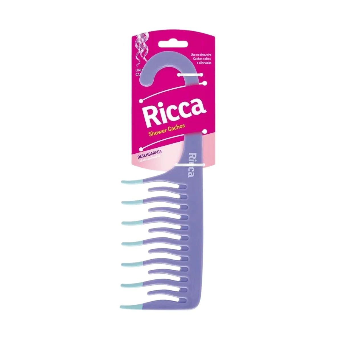 PENTE SHOWER CACHOS ROXO RICCA
