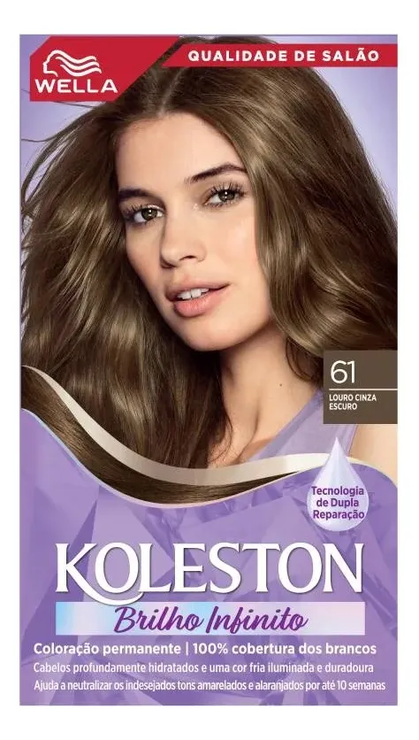 TINTA KOLESTON 61 LOURO CINZA ESCURO