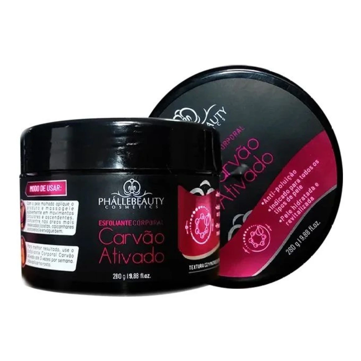 ESFOLIANTE CARVAO ATIVADO 280G
