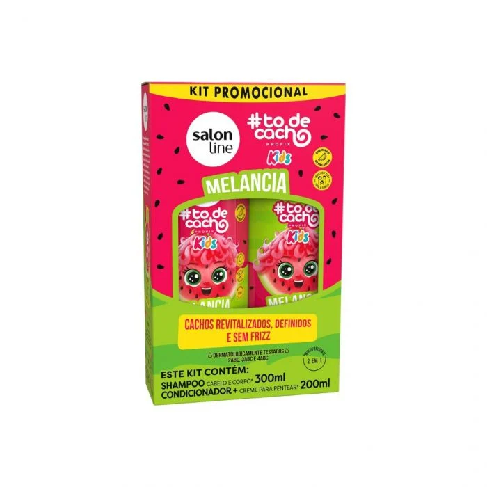 SH + COND SALON L CACHOS KIDS MELANCIA 300/200ML