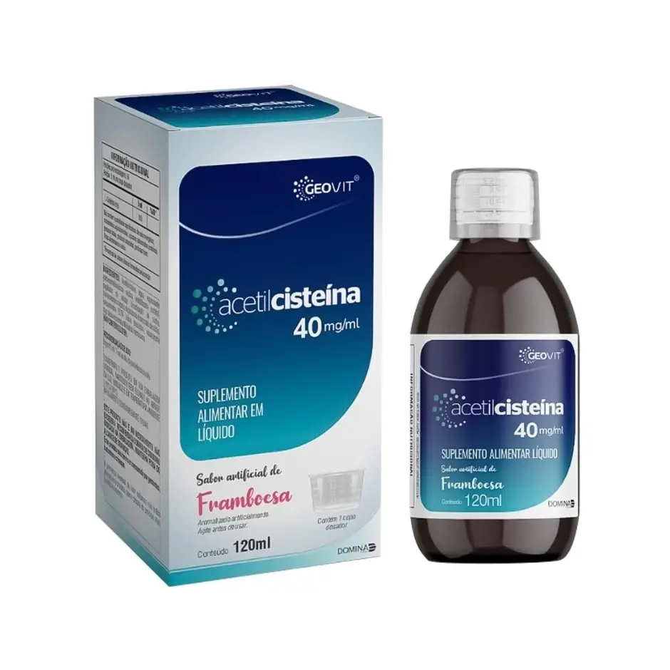 ACETILCISTEINA 40MG/ML GEOVIT 120ML