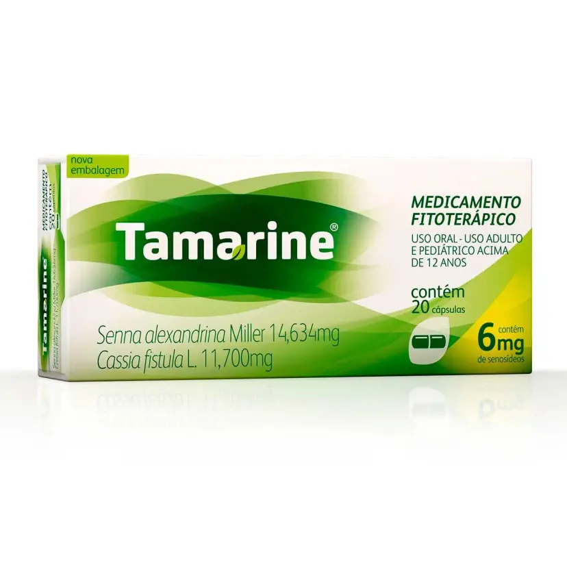 TAMARINE 240 MG C/ 20 CAP GEL