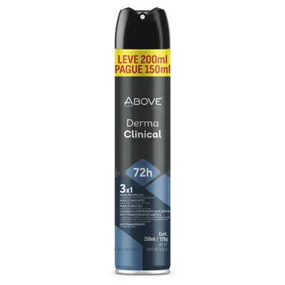 DESOD ABOVE AERO MASC DERMACLIN MEN 72H 200ML