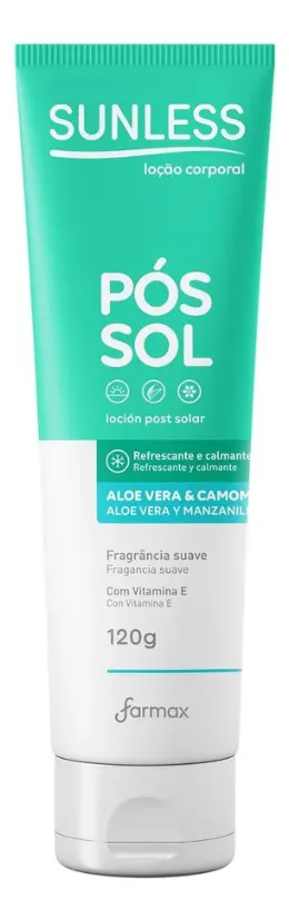POS SOL SUNLESS ALOE VERA/CAMOMILA 120G