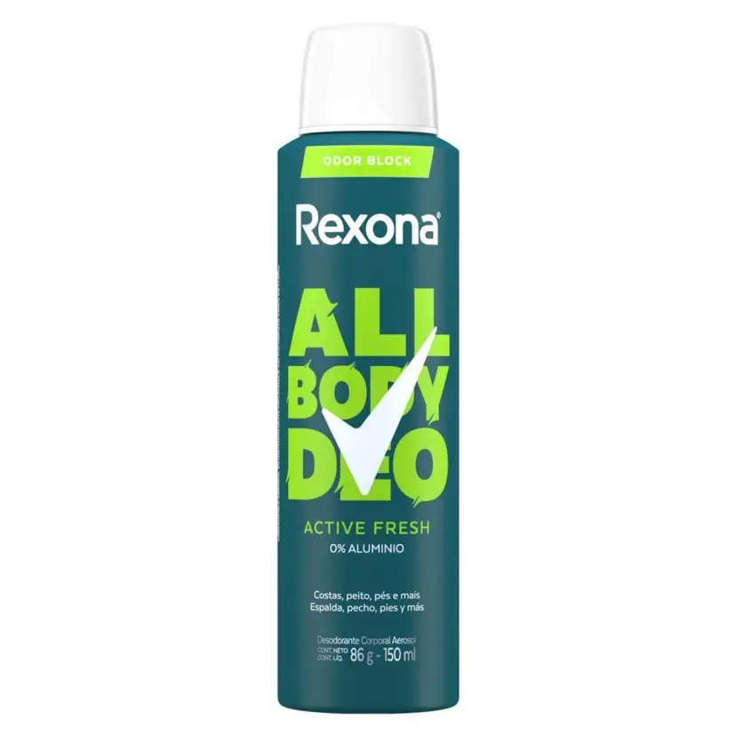 DESOD REXONA AERO ALL BODY DEO ACTIV FRESH 150ML