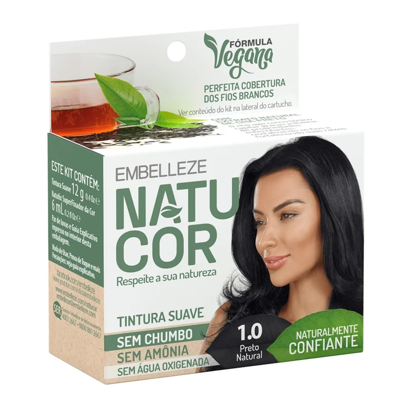 TINTA NATUCOR 1.0 PRETO NATURAL