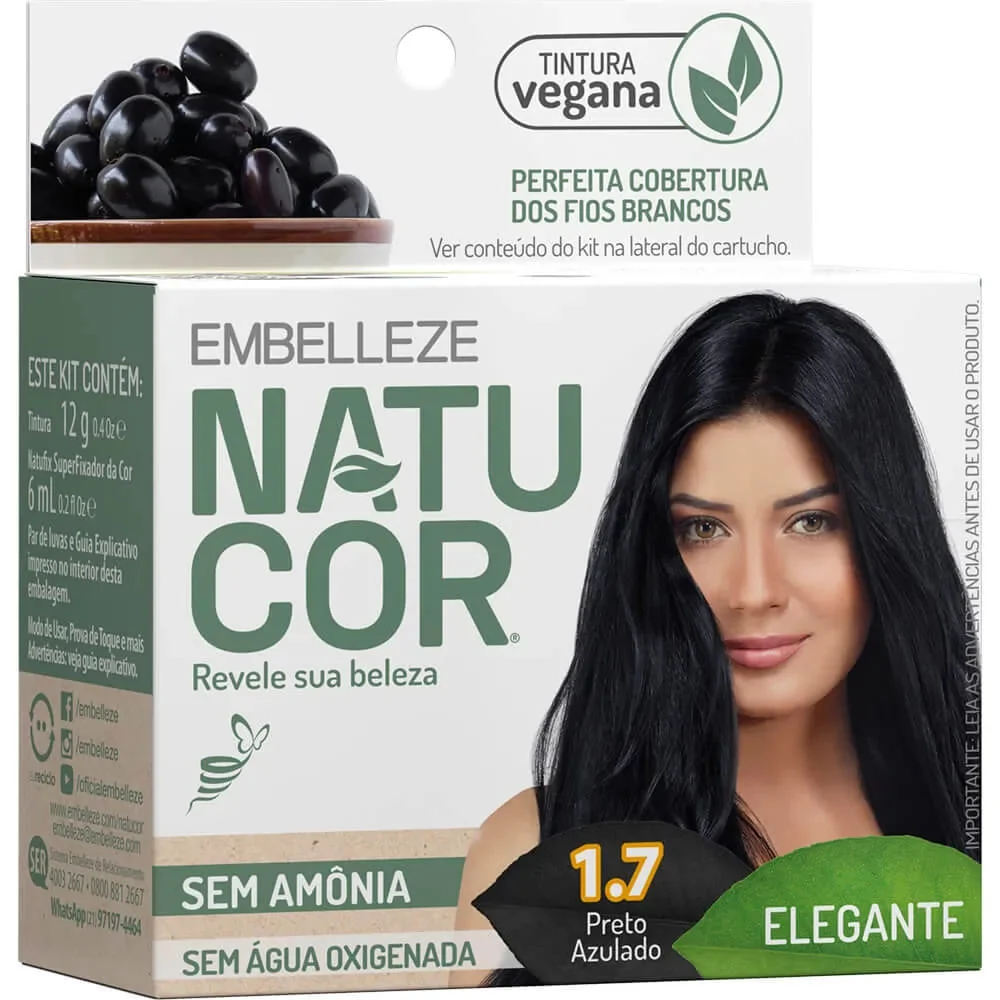 TINTA NATUCOR 1.7 PRETO AZULADO