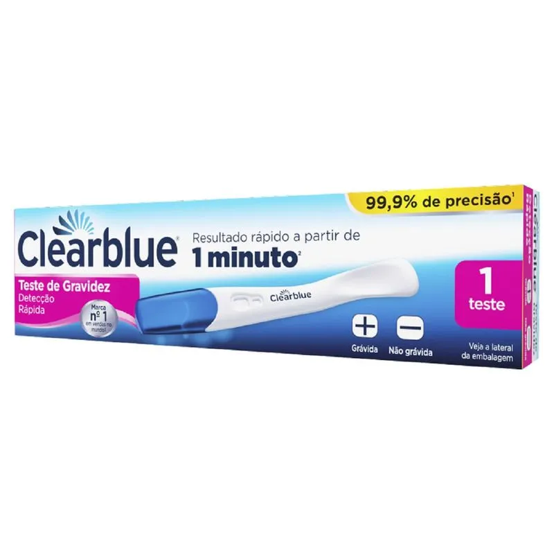 TESTE DE GRAVIDEZ CLEARBLUE +-
