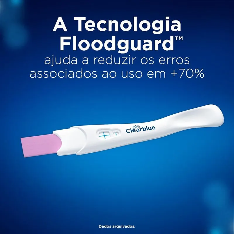 TESTE DE GRAVIDEZ CLEARBLUE +- - foto 4