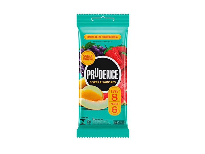 PRESERV PRUDENCE CORES E SABORES MIX L8P6