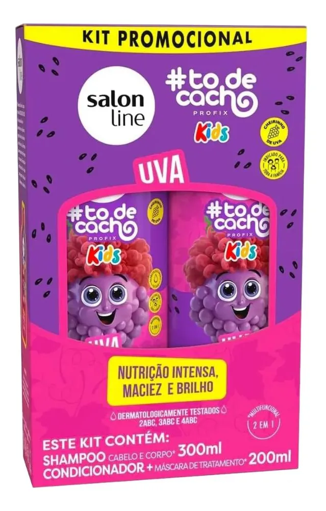SH + COND SALON L CAHCOS KIDS UVA 300/200ML