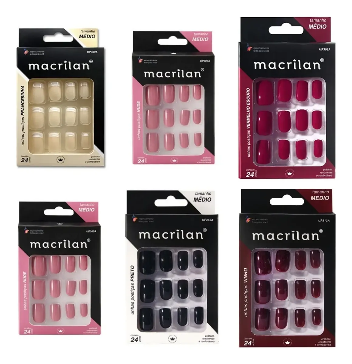 UNHAS POSTICAS MACRILAN TRAD 24UN