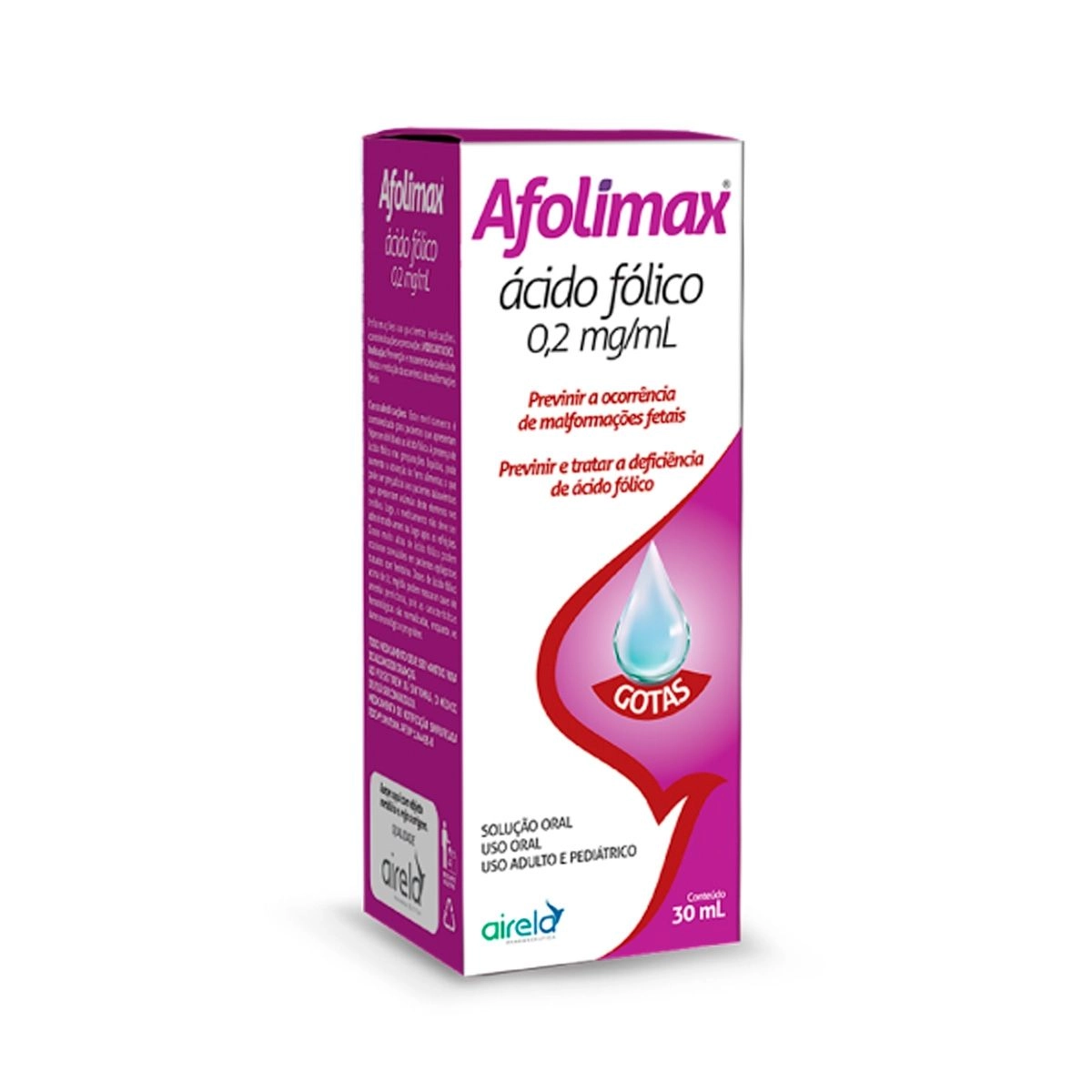 AFOLIMAX 0,2MG/ML GOTAS 30ML