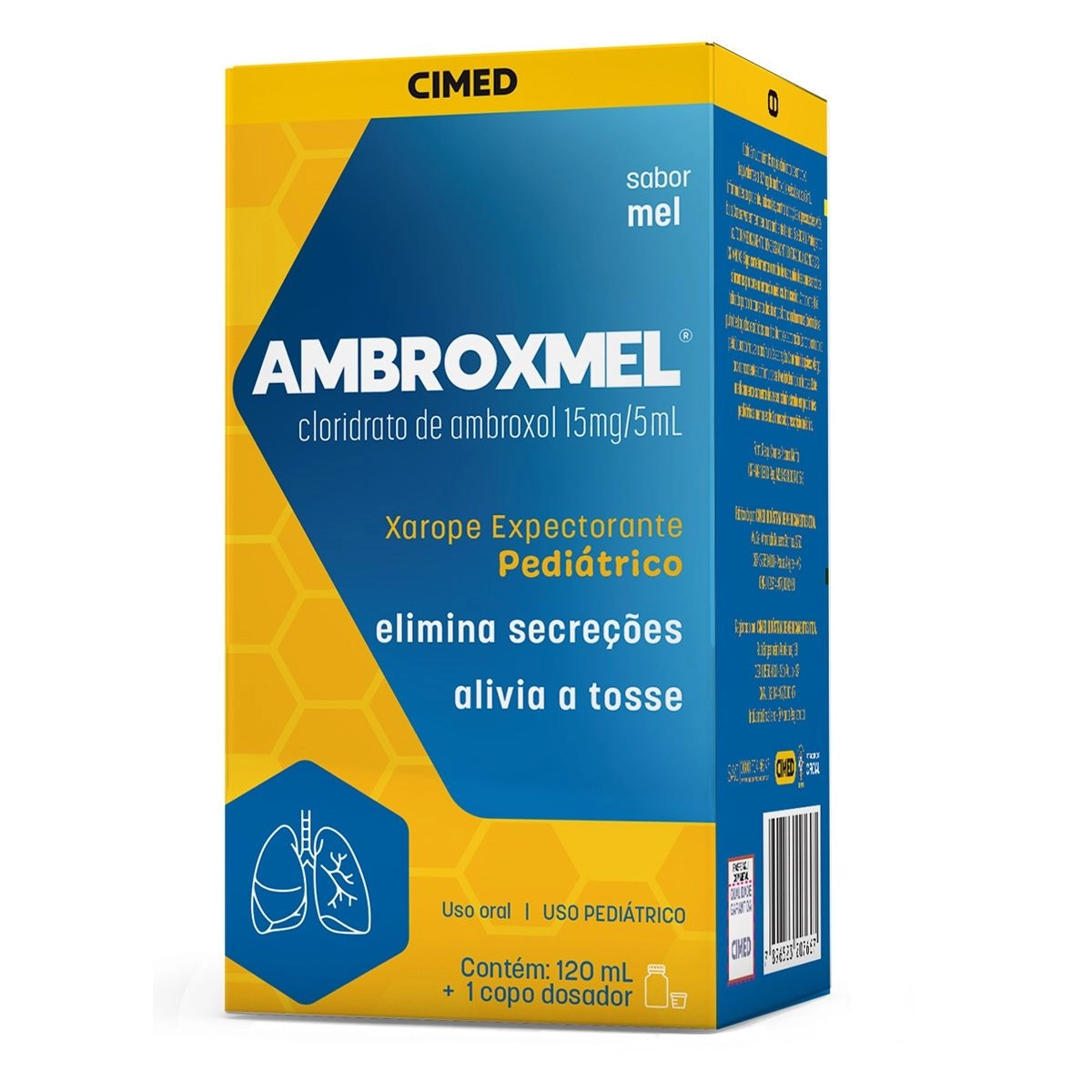 AMBROXMEL 15 MG/5 ML XPE PED 120ML