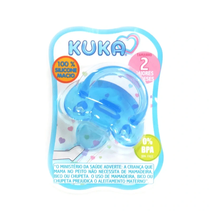 CHUPETA KUKA SILICONE ORTO N2 AZUL