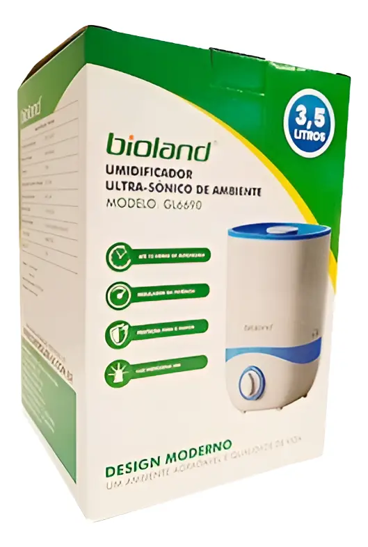 UMIDIFICADOR ULTRA-SONICO 3,5 L BIOLAND