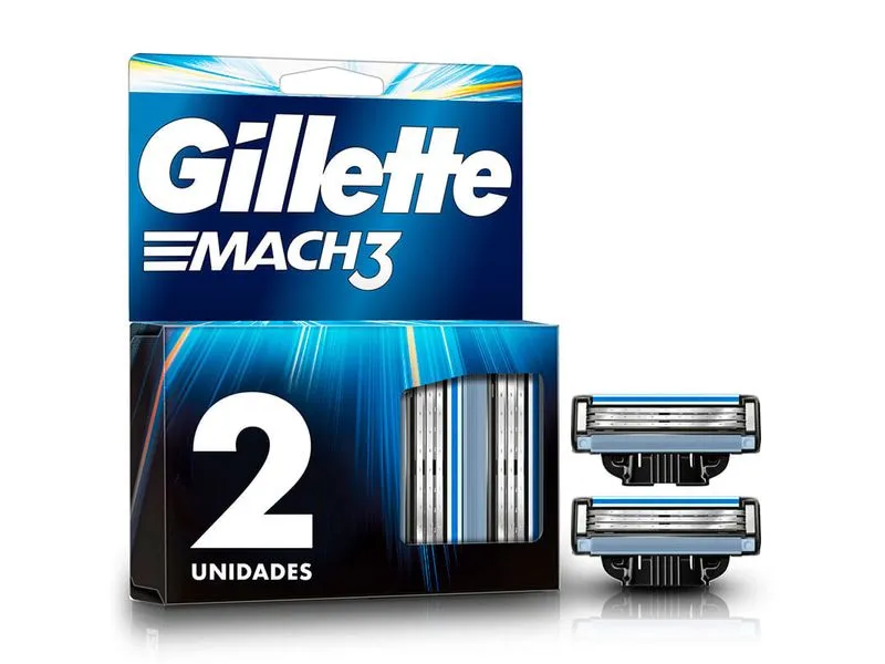 CARGA GILLETTE MACH3 C/2 UN