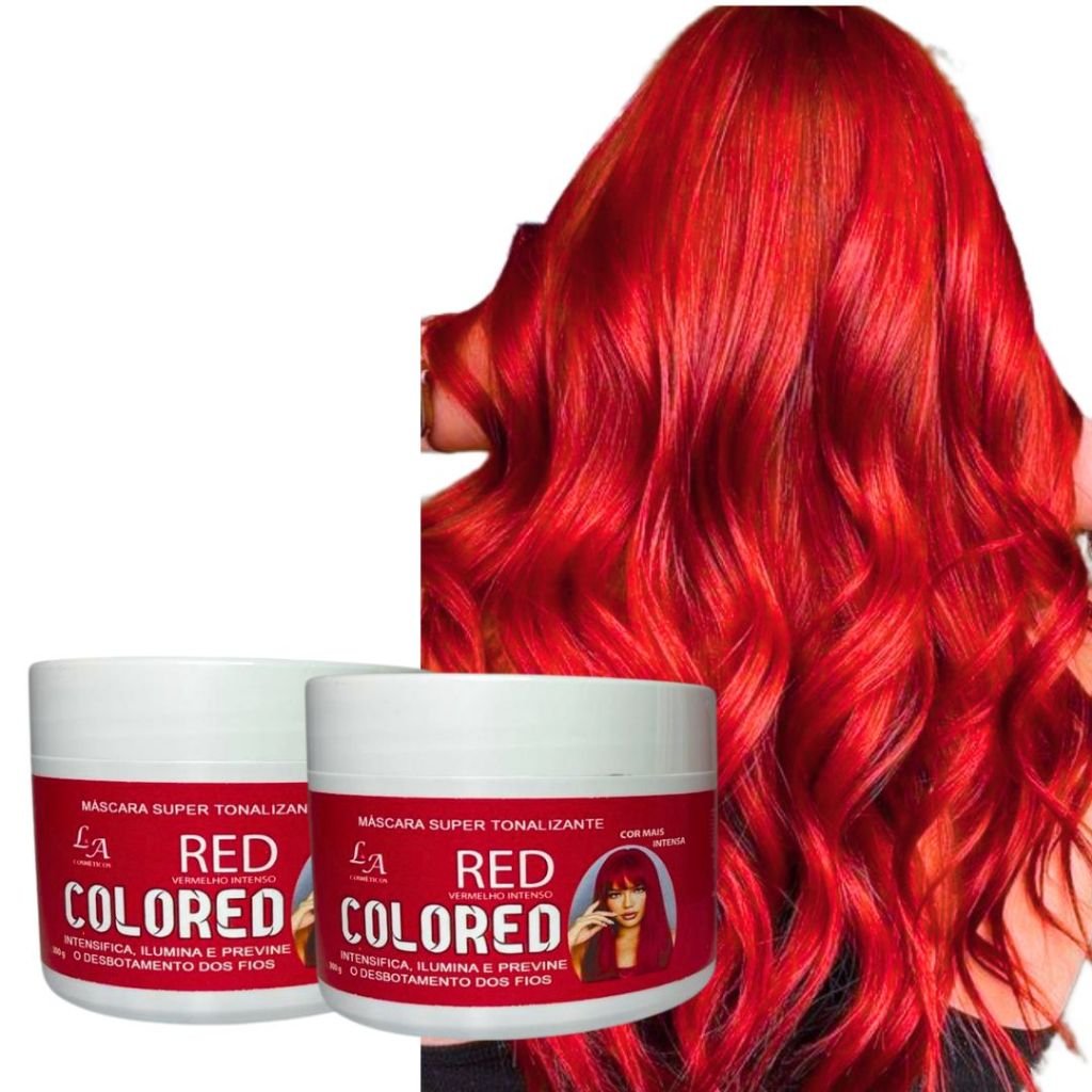 MASC TONALIZANTE COLORED RED 300G