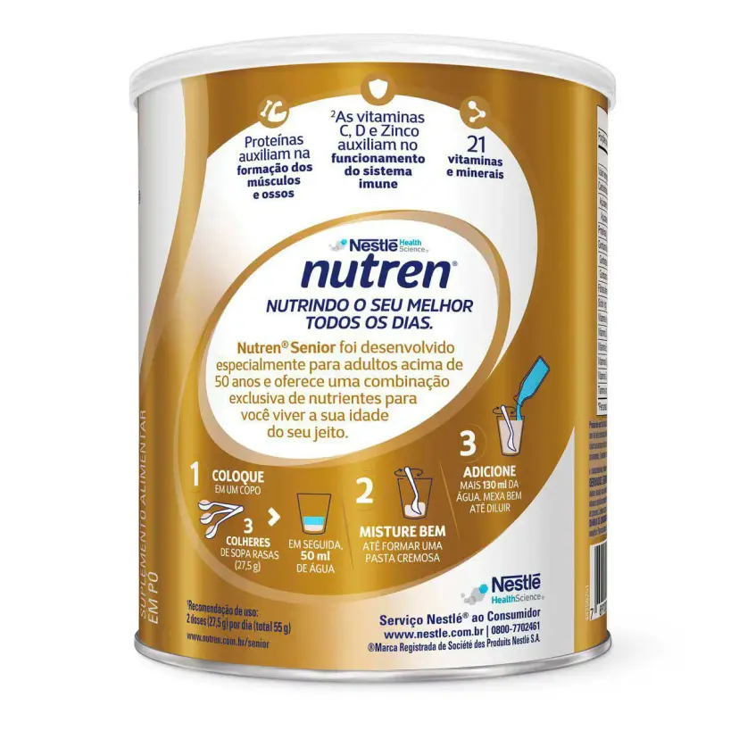 NUTREN SENIOR S/ SABOR 740G - foto 3