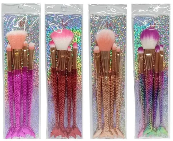 KIT 4 PINCEIS MAQUIAGEM SEREIA