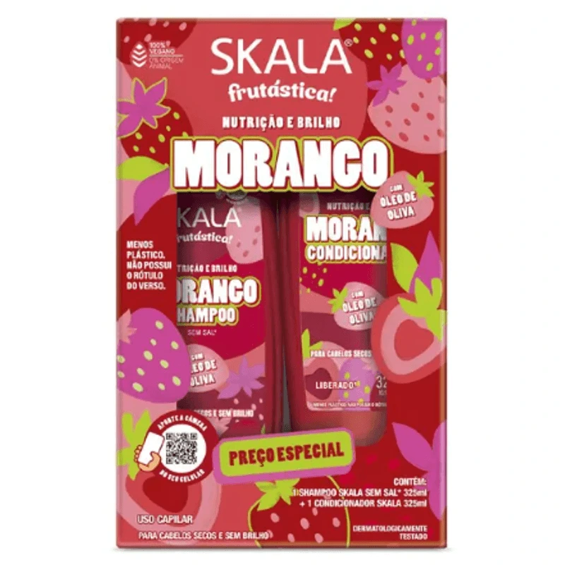 KIT SKALA MORANGO - SHAMPOO + COND