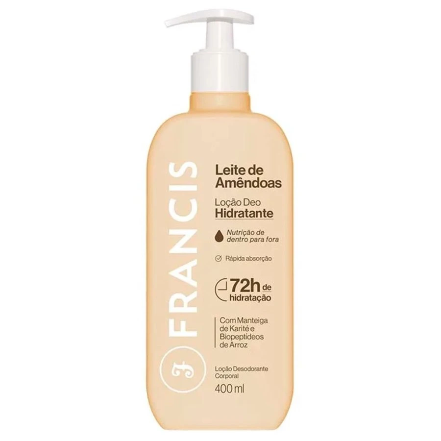 LOCAO HIDRAT FRANCIS LEITE DE AMENDOAS 400ML
