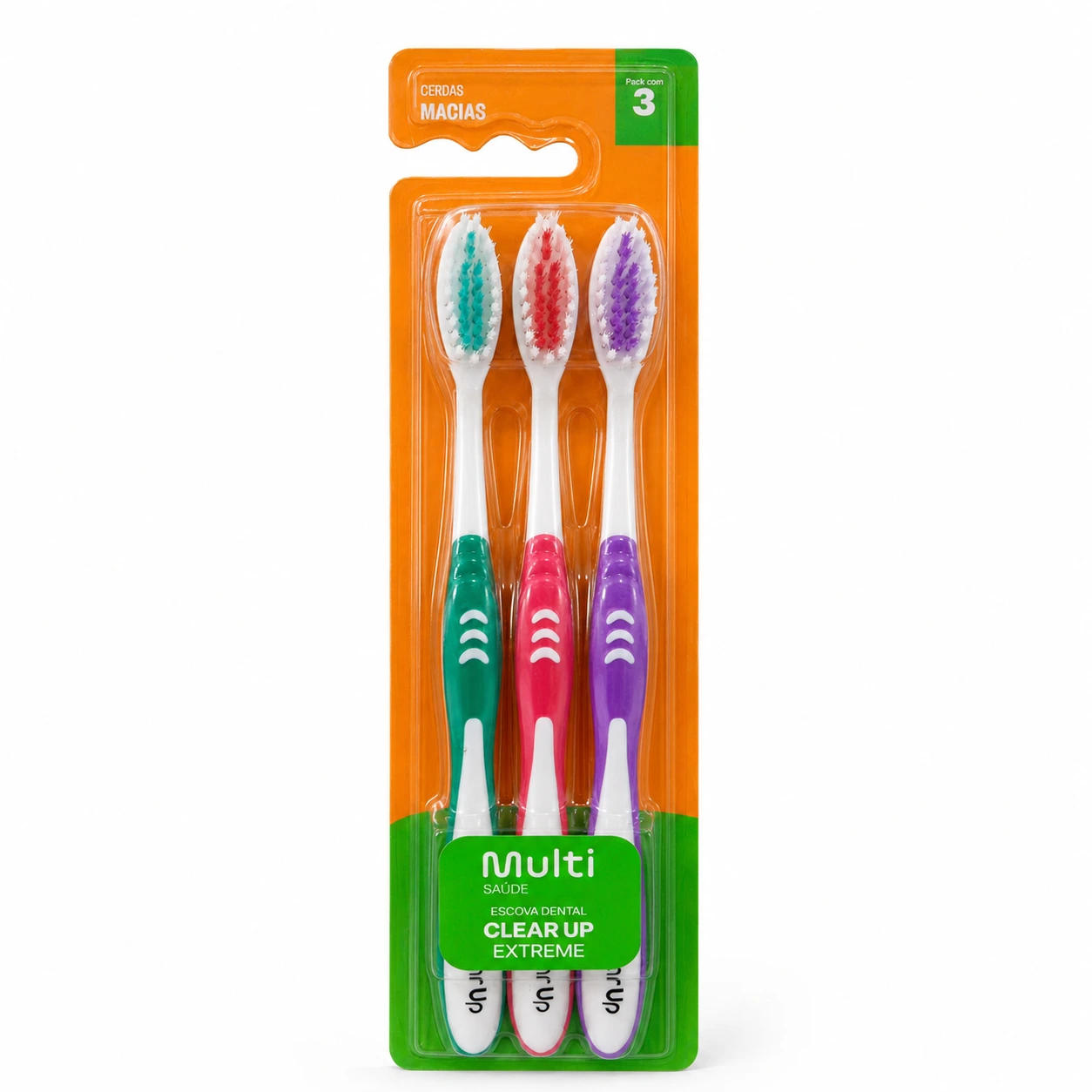 ESCOVA DENTE CERDAS MACIAS 3UND