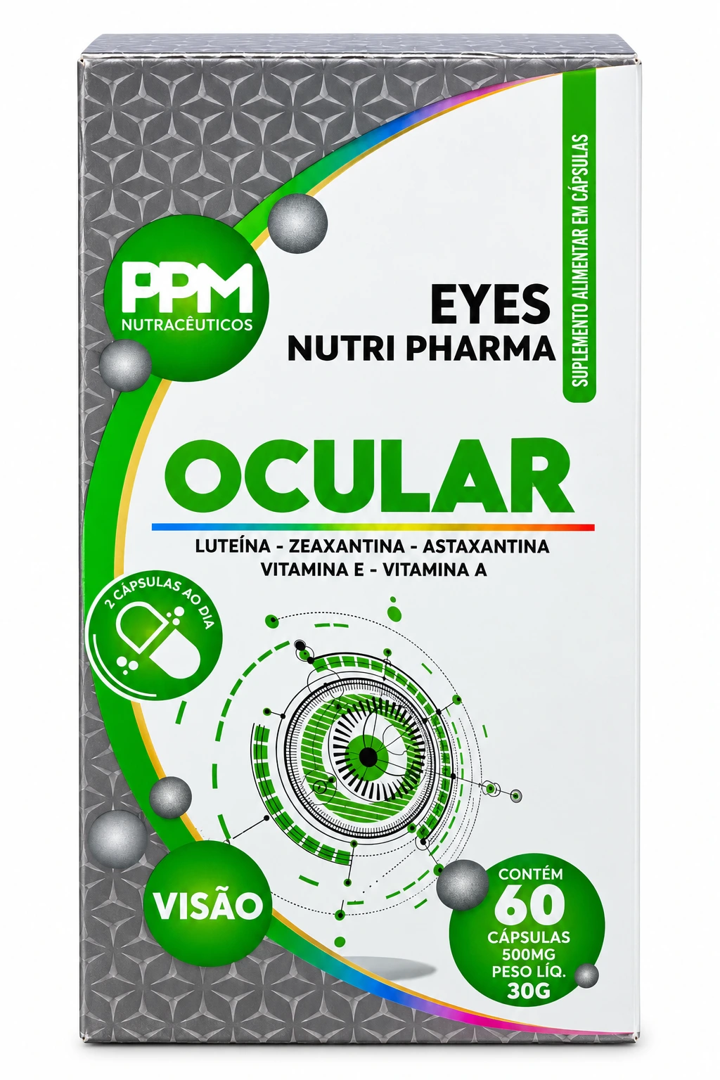 NV OCULAR - LUTEINA 500MG 60 CAPS
