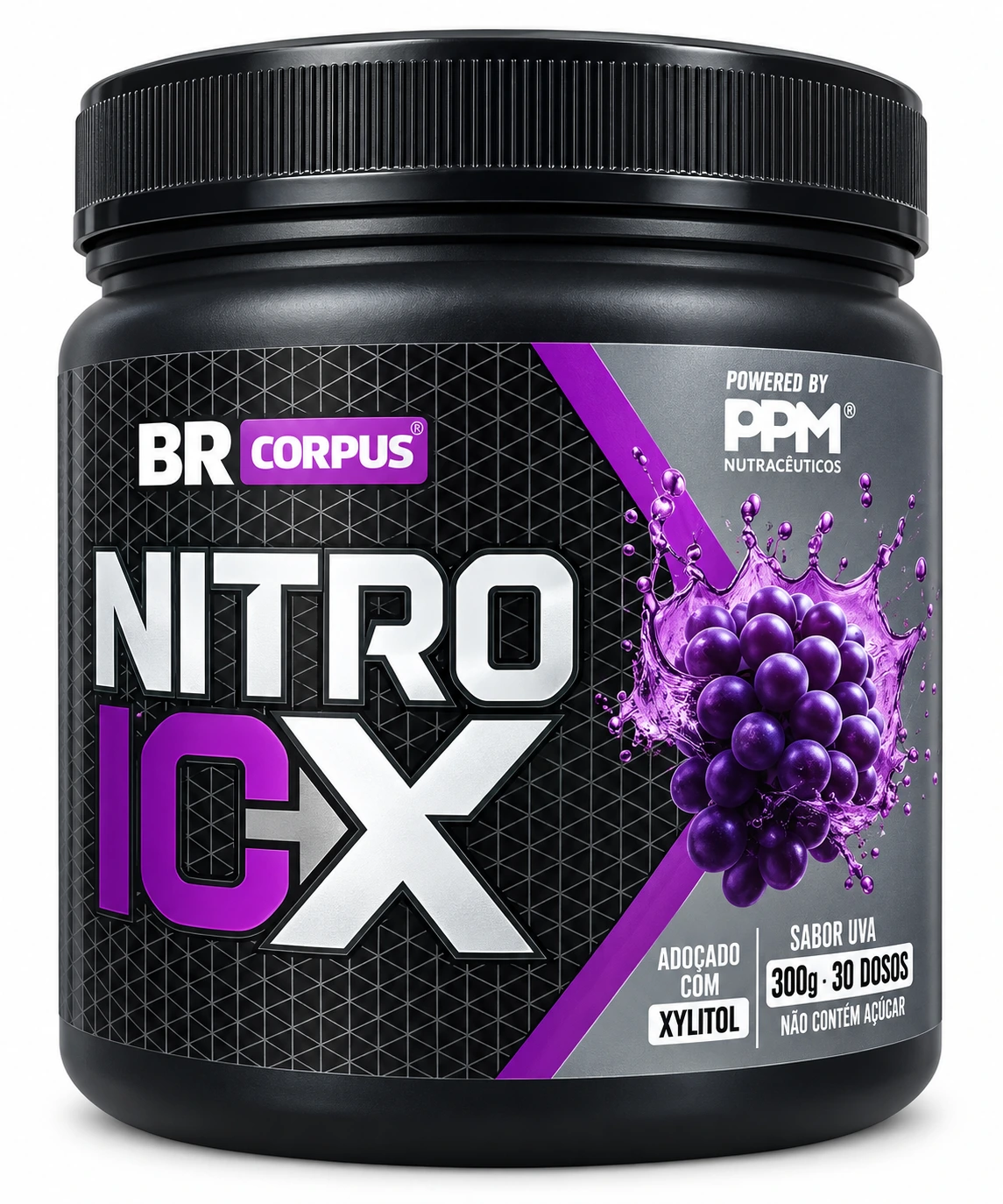 NITRO 10X PRE TREINO UVA 300G