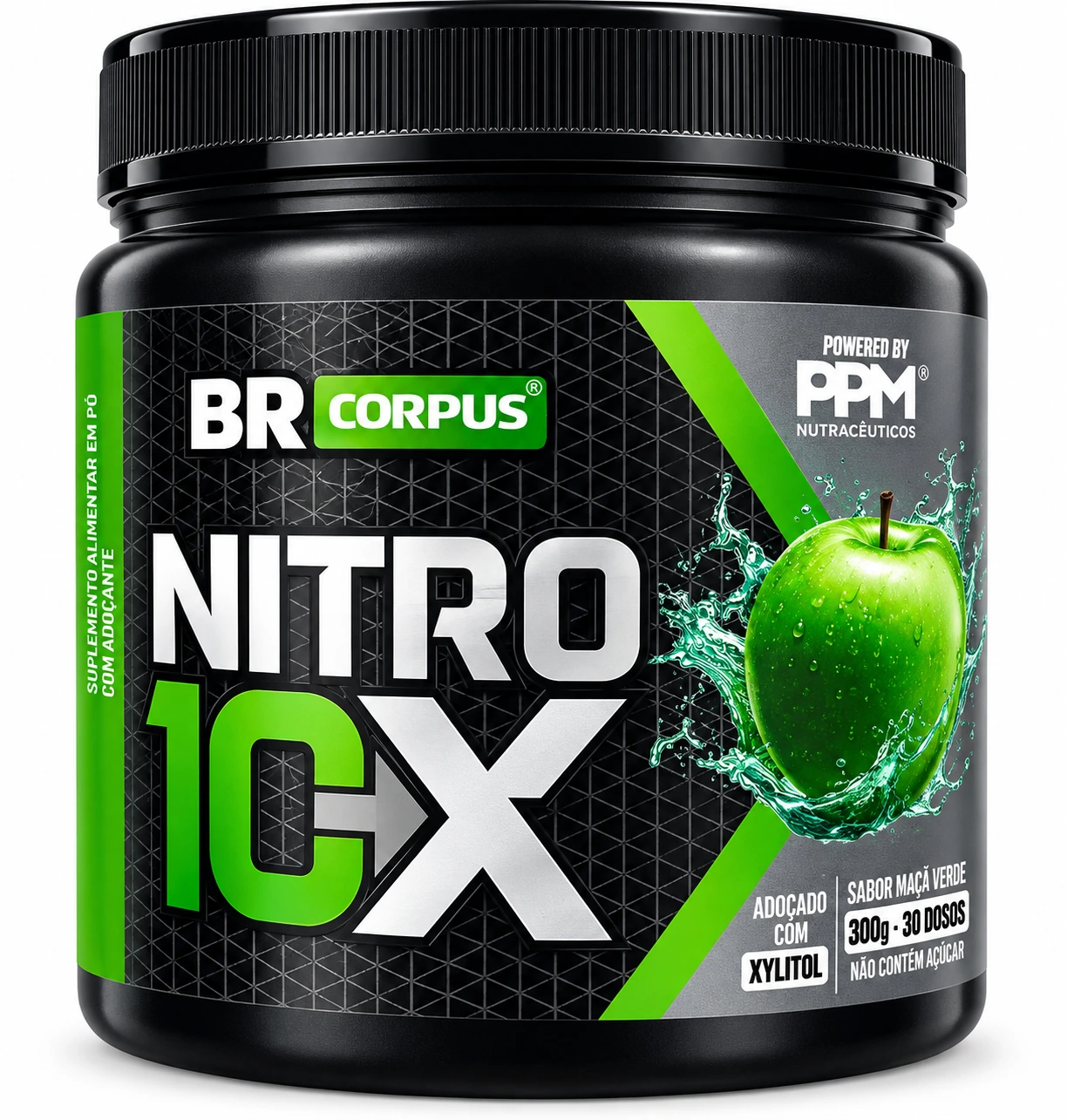 NITRO 10X PRE TREINO 300G MACA