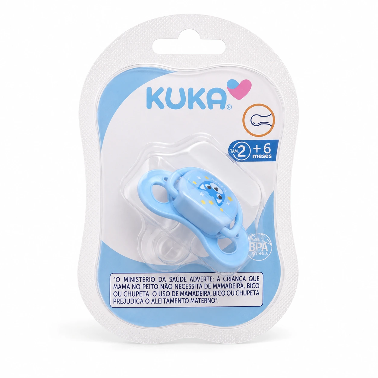 CHUPETA KUKA SMART REDONDO N2 AZUL