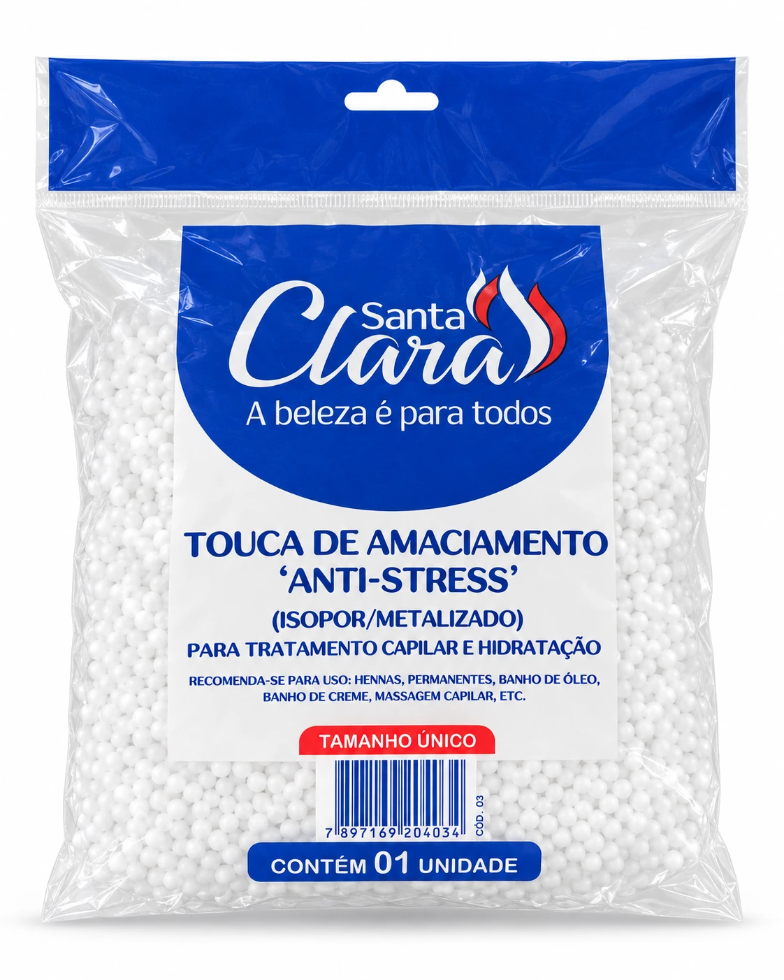 TOUCA AMACIAMENTO ISOPOR/METALIZADO