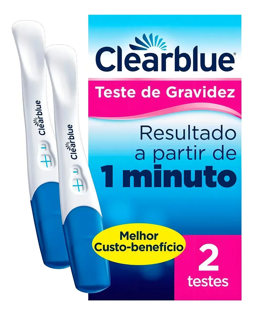 TESTE GRAVIDEZ CLEARBLUE PLUS 2UNI