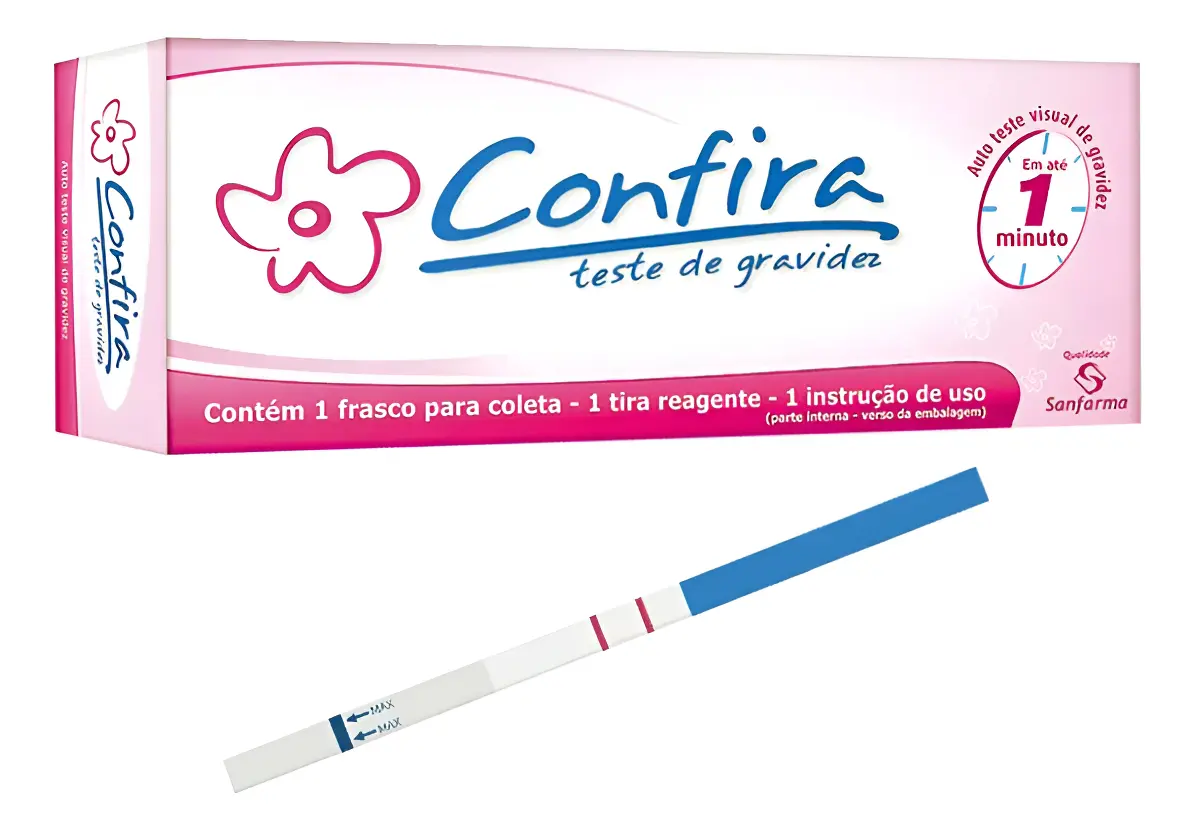 TESTE DE GRAVIDEZ CONFIRA C/ 1