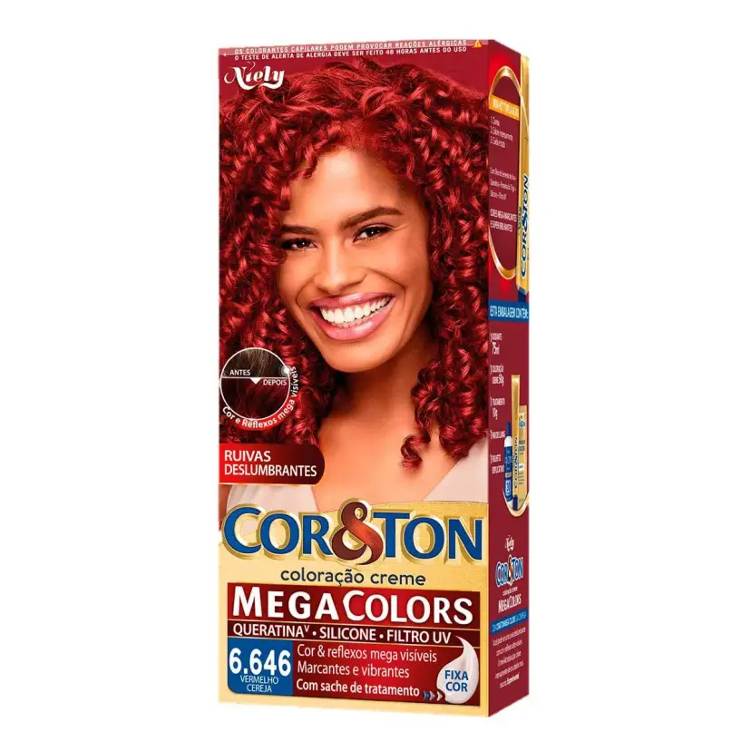 TINTA CORETON 6.646 VERMELHO CEREJA