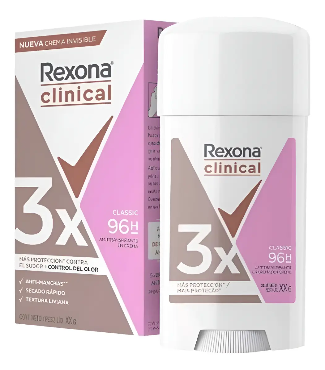 DESOD REXONA CLINICAL CLASSIC 58G CREME
