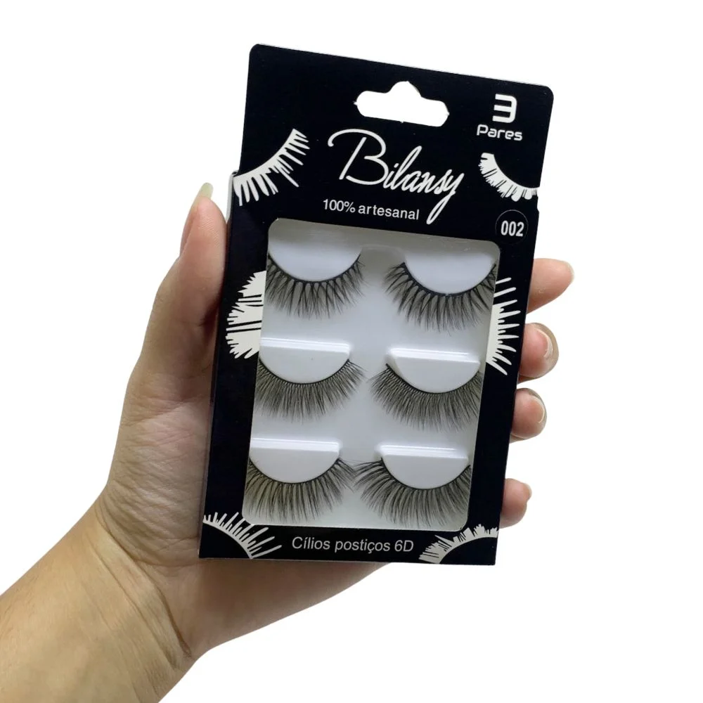 CILIOS POSTICOS 6D C/ 3 PARES BILANSY