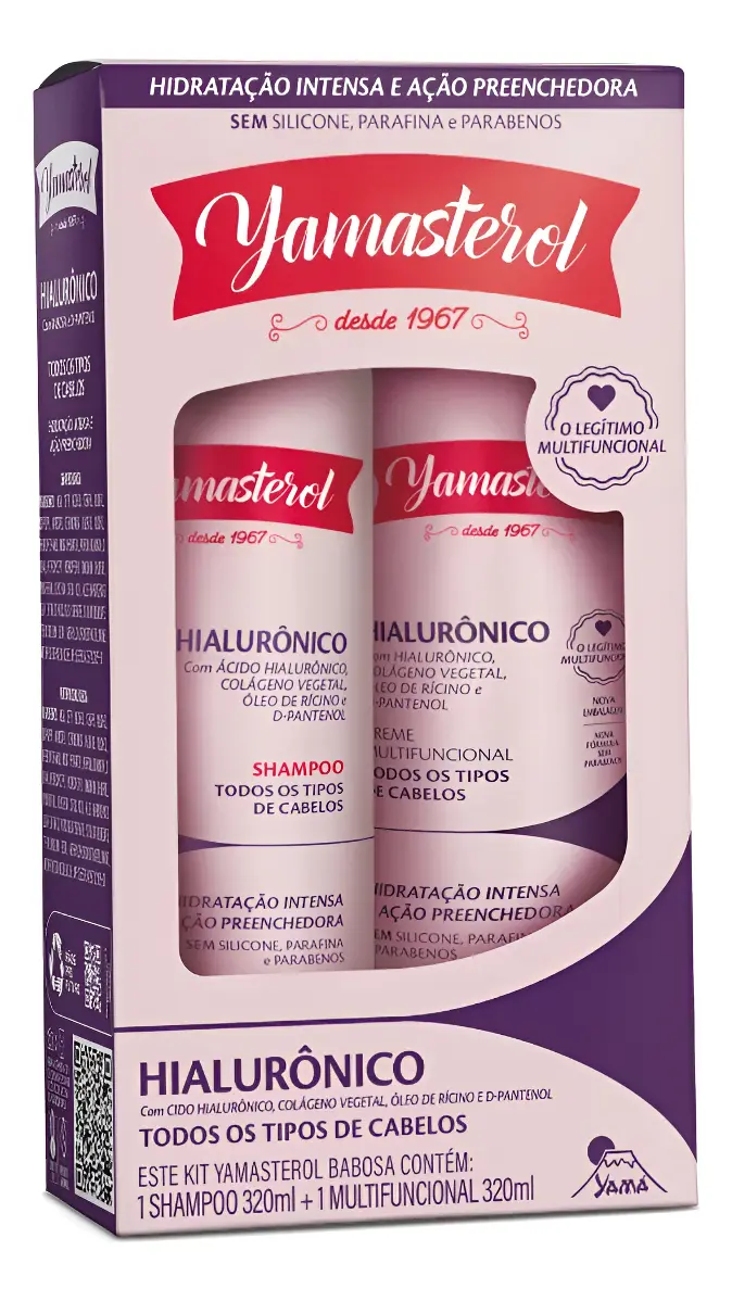 KIT SH + COND YAMASTEROL HIALURONICO 640ML