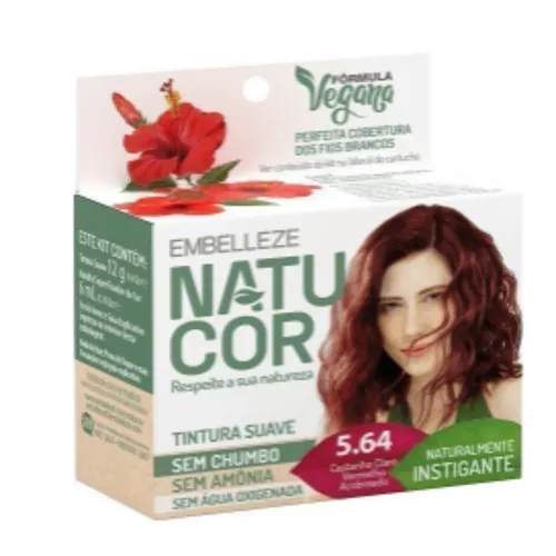 TINTA NATUCOR 5.64 HIBISCO CAST