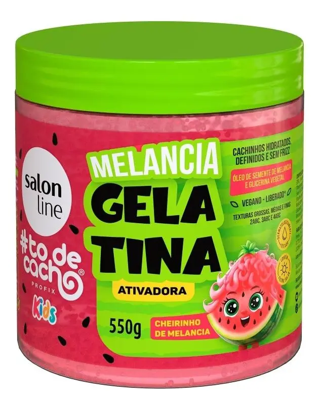 GELATINA SALON L KIDS MELANCIA 550GR
