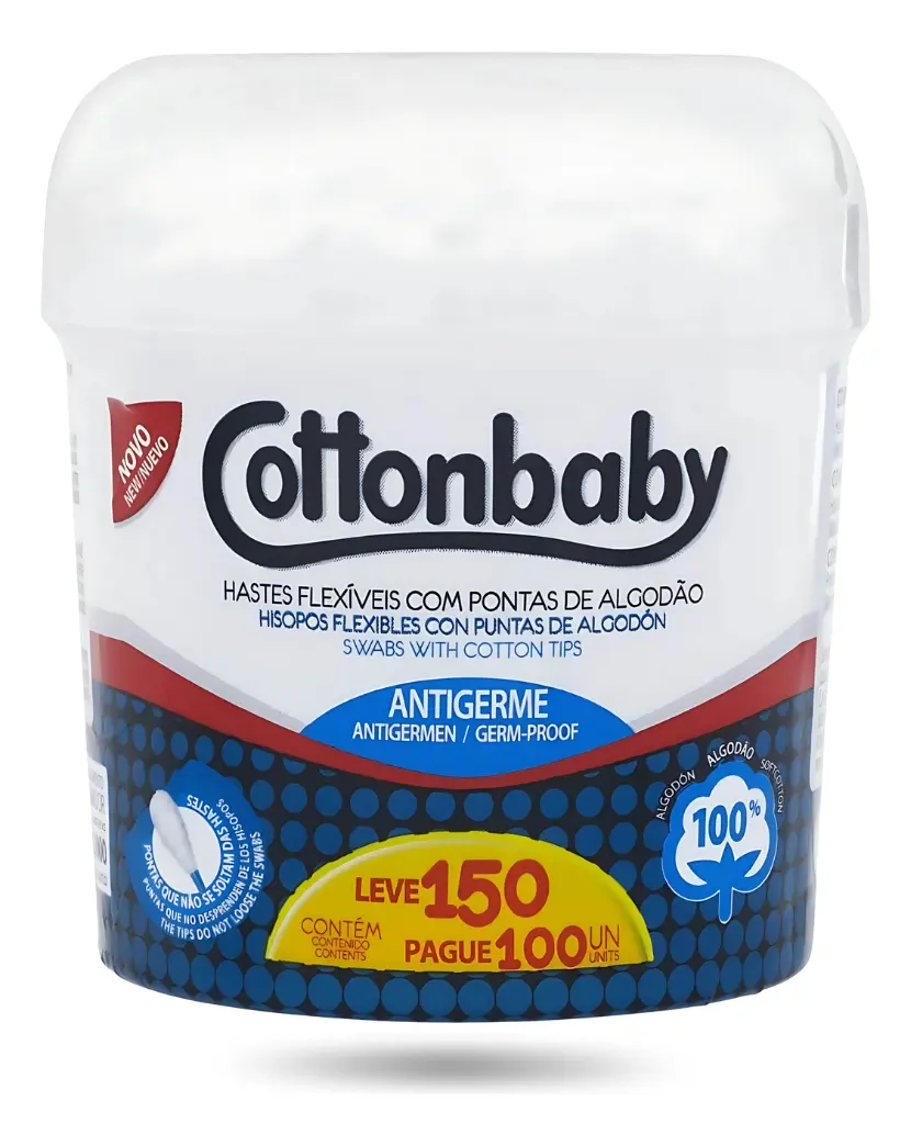 HASTES COTTONBABY POTE 150U