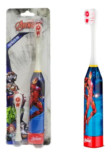 ESCOVA DENTAL INF + REFIL ELETRICA HOMEM DE FERRO