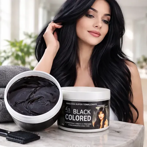 MASC TONALIZANTE COLORED BLACK 300G