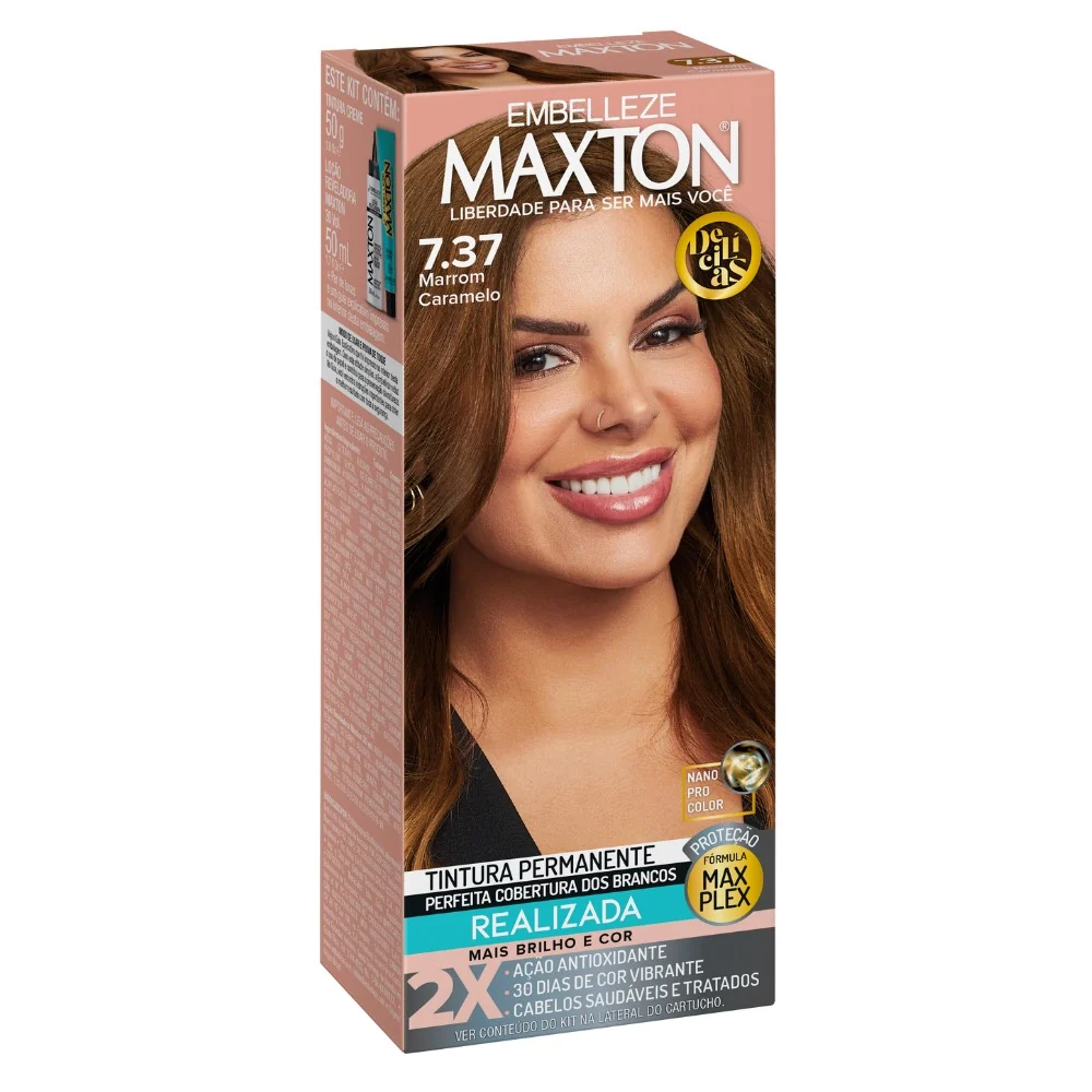 TINTA MAXTON 7.37 MARROM CARAMELO