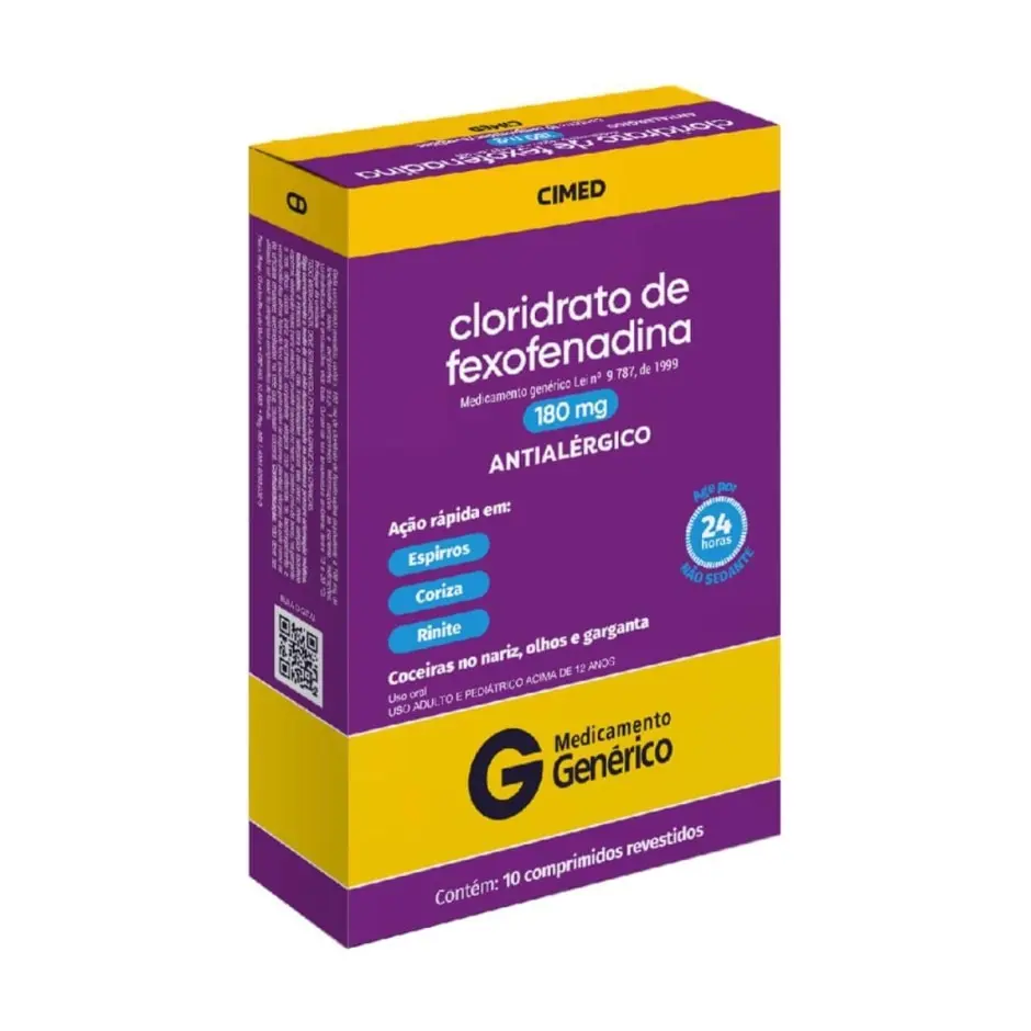 FEXOFENADINA 180MG 10CP