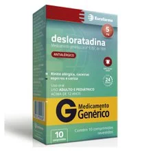 DESLORATADINA 5MG C/10 CP