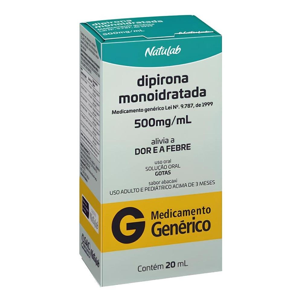 DIPIRONA 500MG GOTAS 20ML