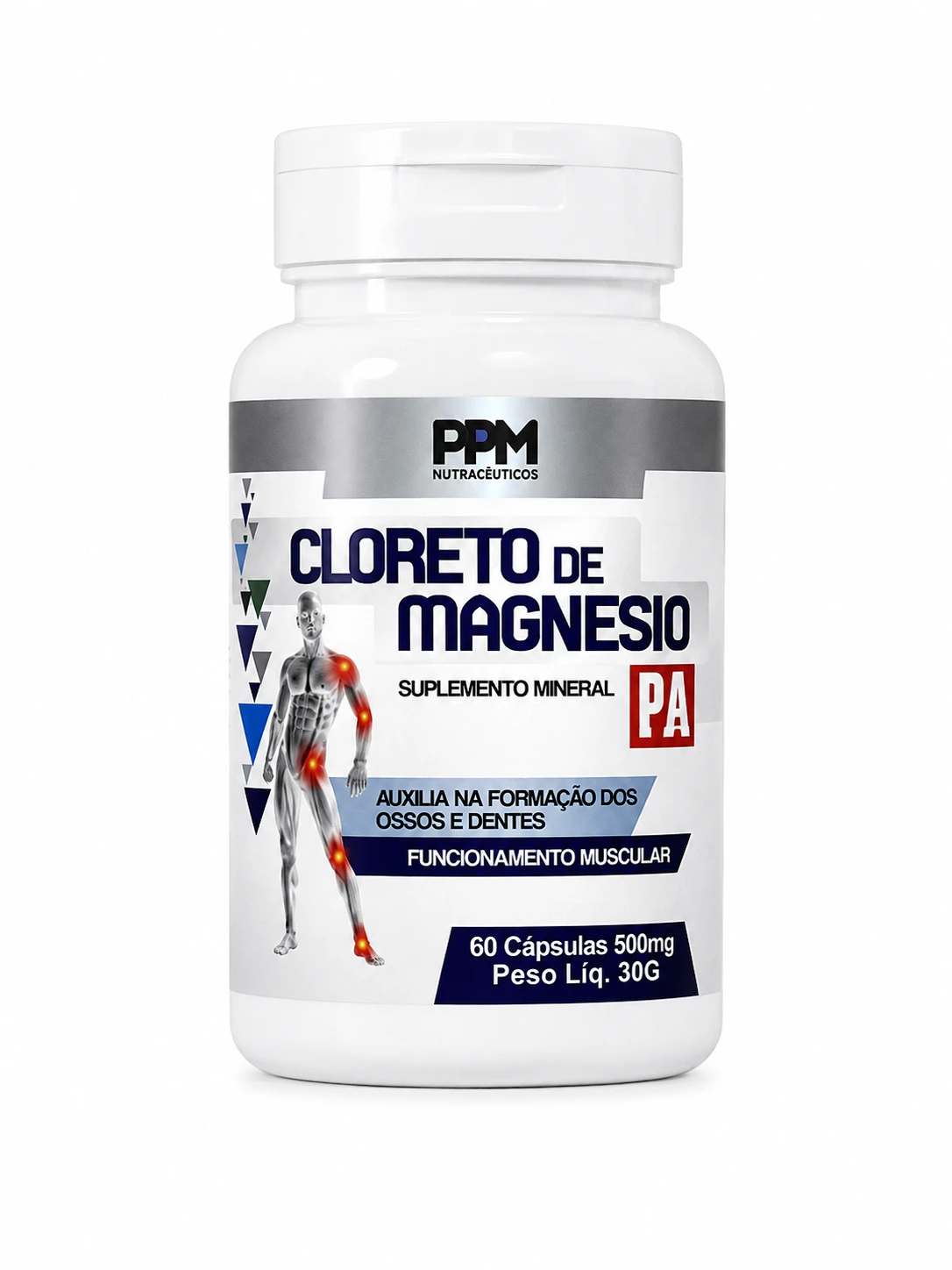CLORETO DE MAGNESIO PA 500MG 60CAPS