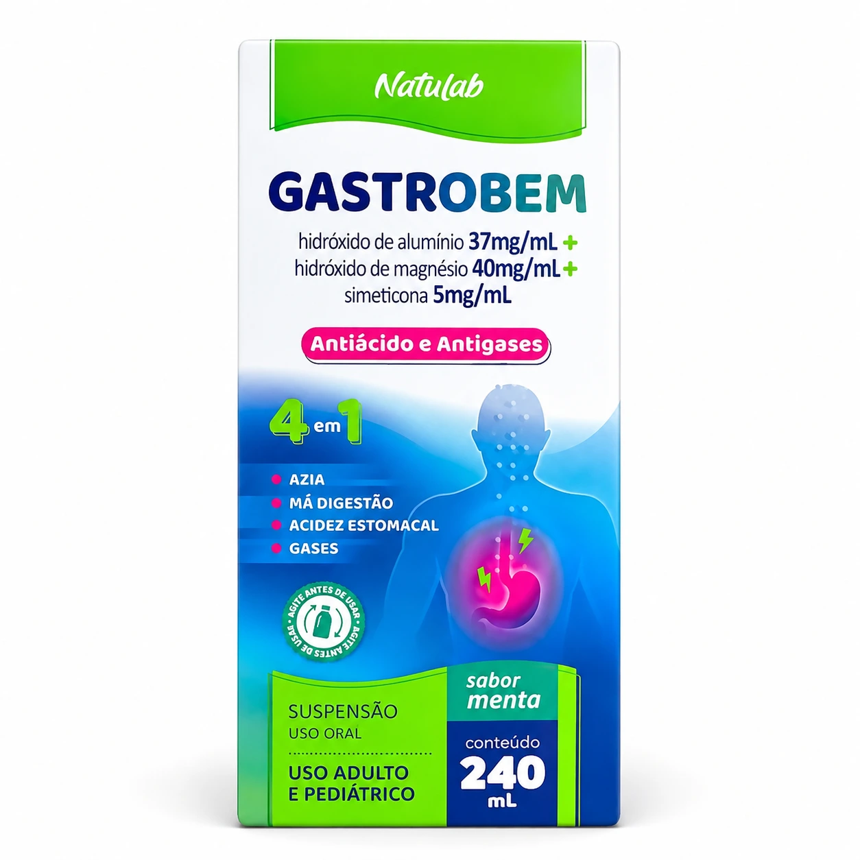 GASTROBEM (ANTIACIDO + ANTIGASES) 240ML
