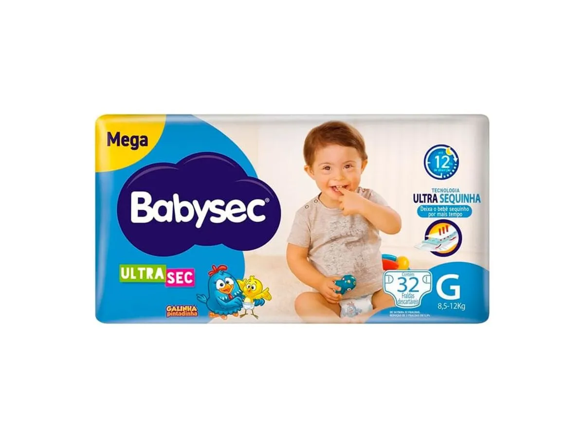 FRALDA BABYSEC G 32UN